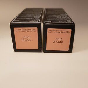 2-Pack Light 25 Cool bareMinerals BarePro Liquid Foundation SPF 20 1oz New NIB